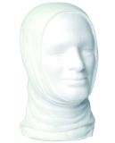 Multifunkční pokrývka hlavy,šátek bílá