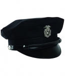 US Policie čepice s odznakem černá