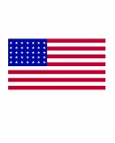 Vlajka USA 48 hvězd