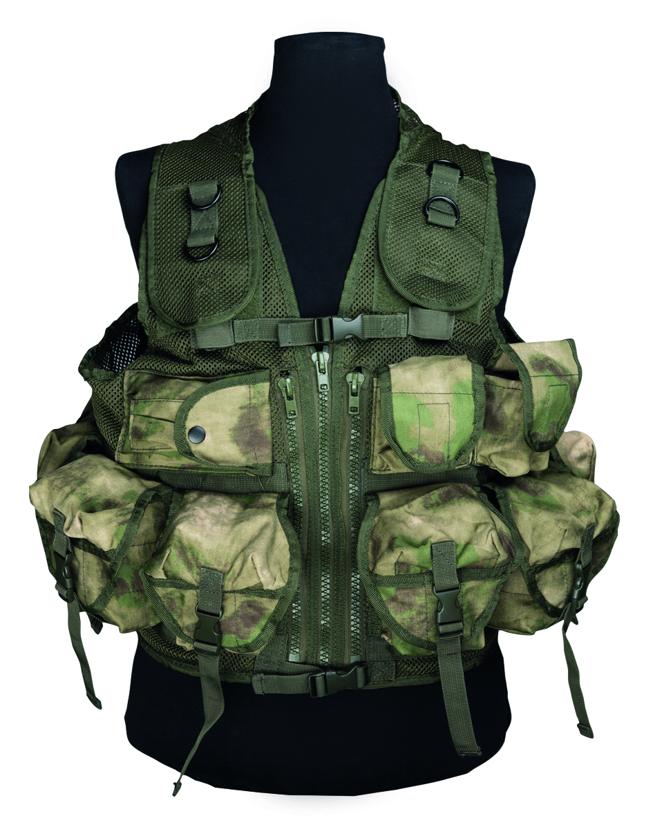 Taktická vesta 9 sumek Mil-Tacs FG