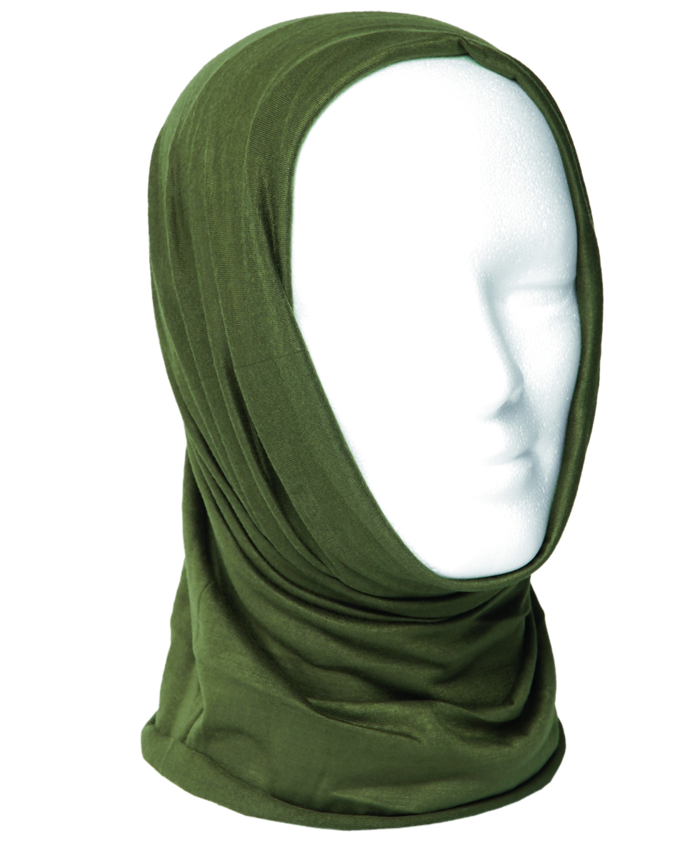Multifunkční pokrývka hlavy,šátek oliv