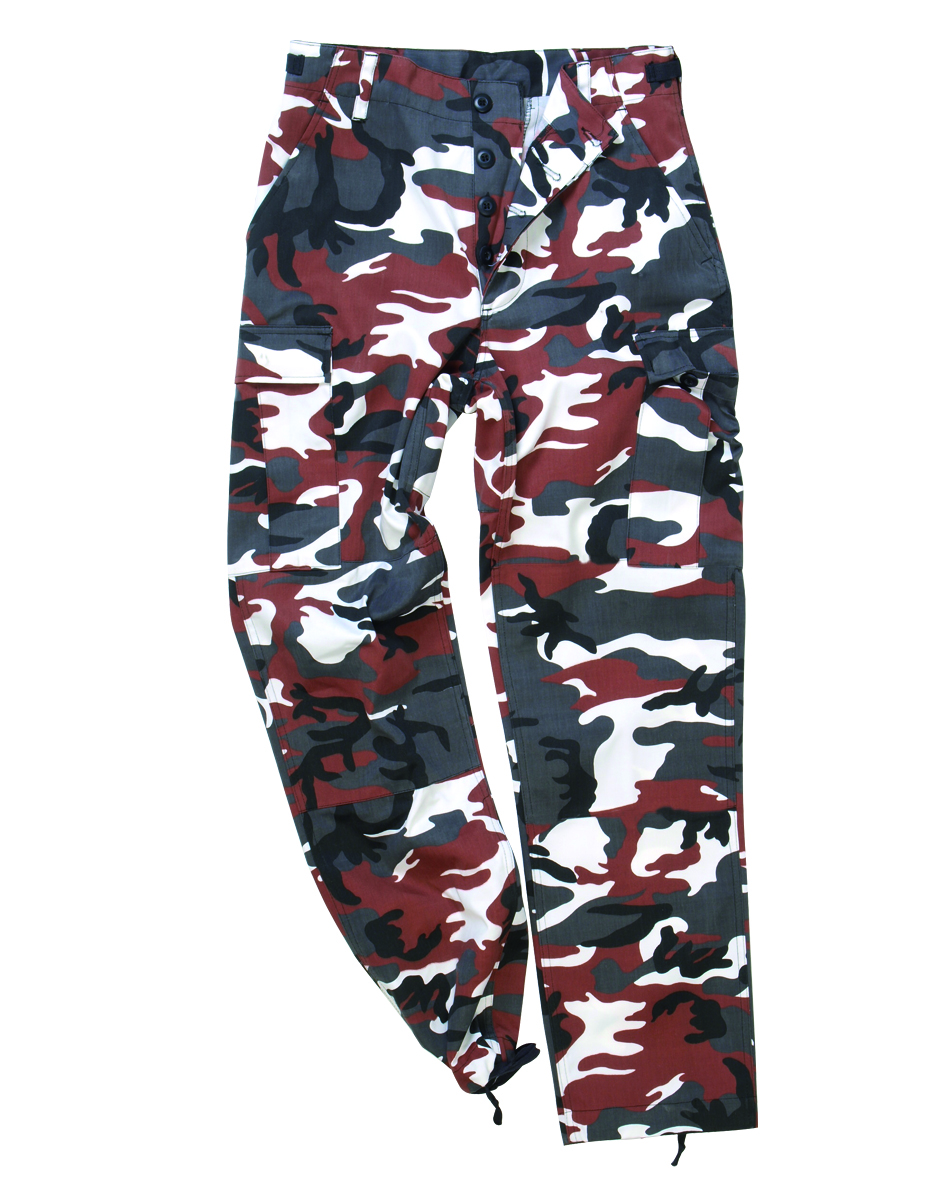 Kalhoty typ BDU Red camo