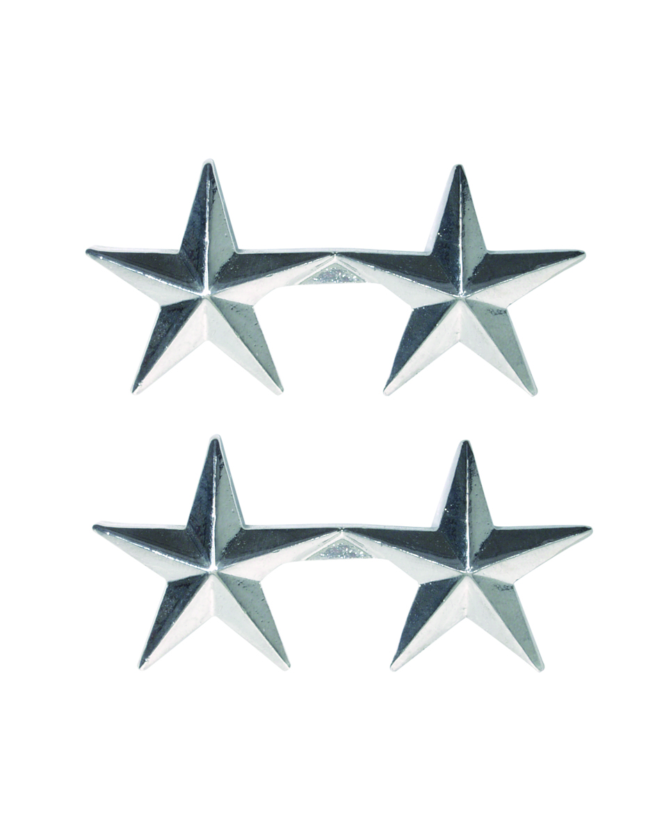 Odznak US hodnost 2.Star generál stříbrný
