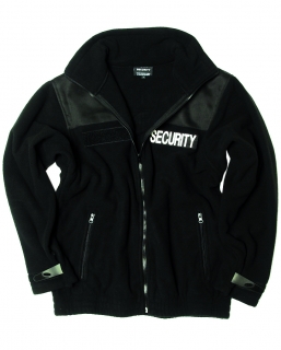 Security bunda fleece černá
