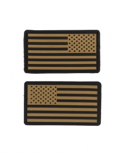 Nášivka vlaječka PVC US desert
