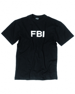 Tričko FBI černé