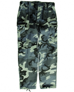 Kalhoty typ BDU Dark camo