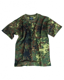 Tričko dětské BW flecktarn