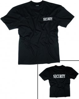 Tričko Security černé