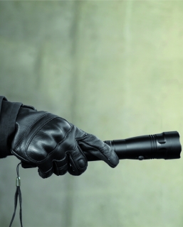 Tactical rukavice kožené černé